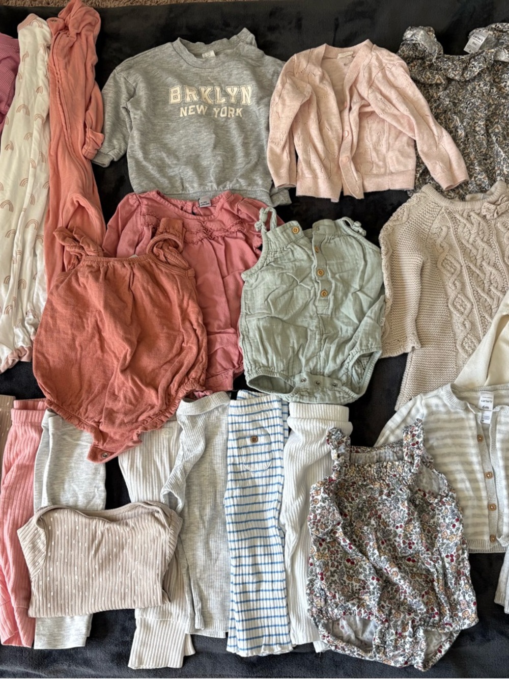H&M Kids Matching Set - Pink, Rust, Green, Gray, Cream - Picture 2 of 7